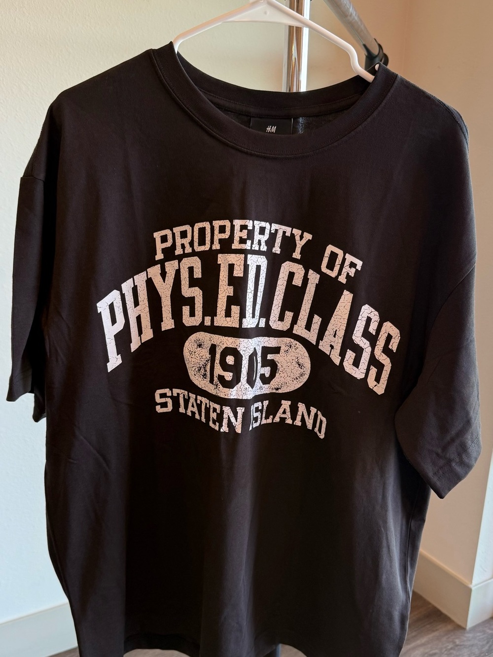 H&M Black Graphic 'Phys. Ed. Class' Tee
